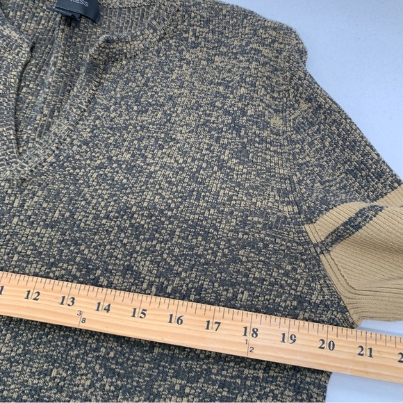 Express Sweater Men XXL  Rib Knit Pull Over Long Sleeve 100% Cotton - Picture 7 of 8